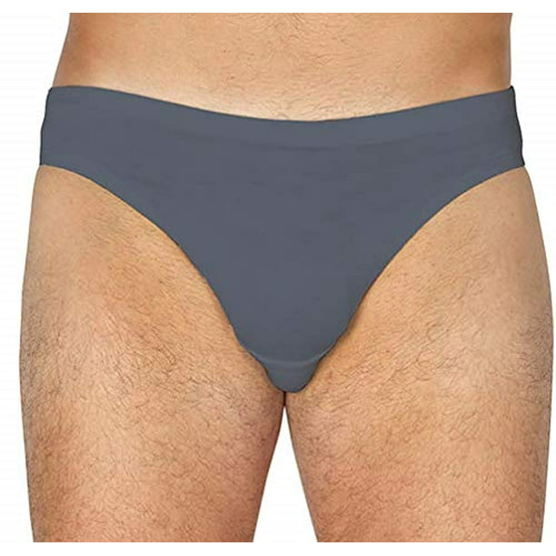 6 Pack Mens Bikinis Underwear 100% Cotton W/Band Plain Knocker Size Small 28-30